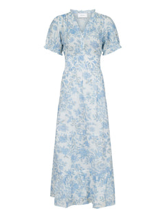 Kanza Rose Field Dress - Light Blue