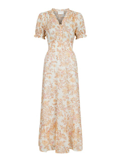 Kanza Rose Field Dress - Dusty Yellow