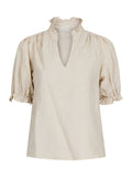 Odesa Linen Blouse - Sand