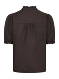 Odesa Linen Blouse - Dark Brown