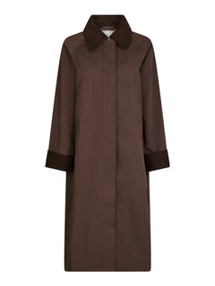 Anneli Cord Coat - Brown