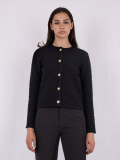 Limone Knit Jacket - Black