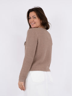 Limone Knit Jacket - Taupe