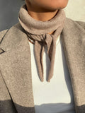 Misty Knit Scarf - Beige Melange