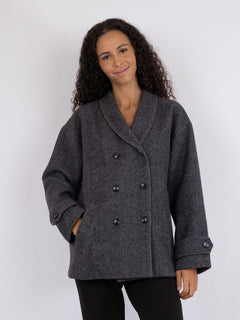 Pippa Twill Jacket - Black