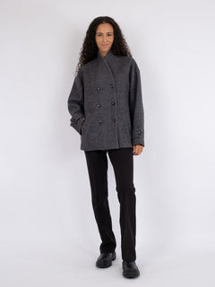 Pippa Twill Jacket - Black