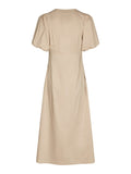 Illana Poplin Dress - Dark Sand