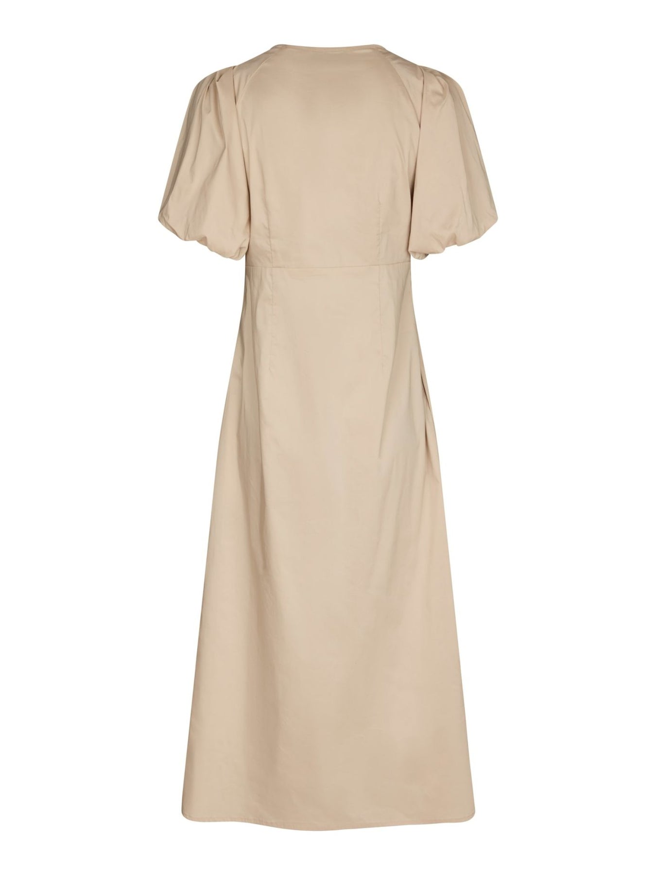 Illana Poplin Dress - Dark Sand