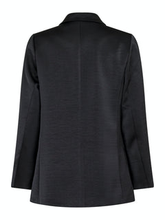 Jardin Heavy Sateen Blazer - Black