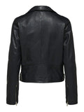 Katie Leather Jacket - Black
