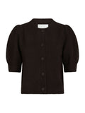 Trudy Knit Cardigan - Dark Brown