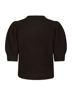 Trudy Knit Cardigan - Dark Brown