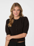 Trudy Knit Cardigan - Dark Brown