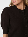 Trudy Knit Cardigan - Dark Brown