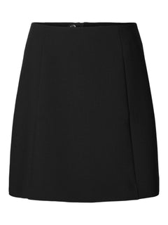 Rita Mw Short Skirt Fd - Black