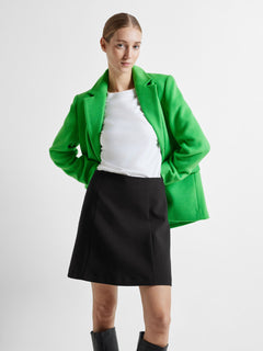 Rita Mw Short Skirt Fd - Black