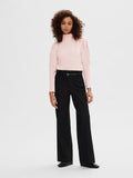 Fenja Ls T-Neck Top - Cradle Pink