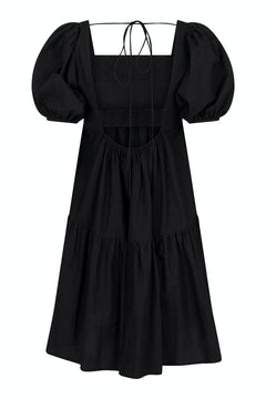 Jackelina Solid Dress - Black
