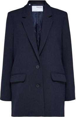 Rita LS Blazer - Dark Sapphire