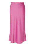 Lena HW Midi Skirt - Phlox Pink