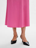 Lena HW Midi Skirt - Phlox Pink