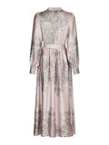 Nova Paisley Border Dress - Rose