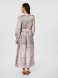Nova Paisley Border Dress - Rose
