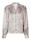 Massima Paisley Border Blouse - Rose