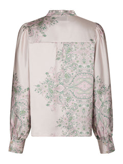 Massima Paisley Border Blouse - Rose