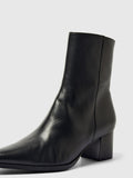 Stine Leather Boot - Black
