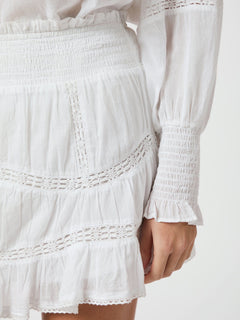Robby S Voile Skirt - White
