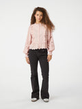 Petrine Embroidery Blouse - Rose