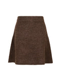 Gisa Knit Skirt - Brown Melange