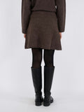 Gisa Knit Skirt - Brown Melange