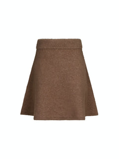 Gisa Knit Skirt - Dusty Brown