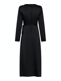 Nakisa Heavy Sateen Dress - Black