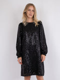 Isobel Sequins Dress - Black