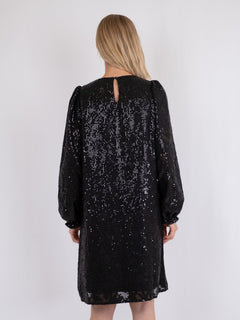 Isobel Sequins Dress - Black