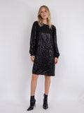 Isobel Sequins Dress - Black