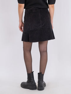 Loui Corduroy Skirt - Black