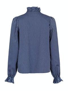 Brielle Multi Stripe Shirt - Dark Navy