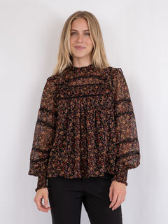 Harmon Garden Blouse - Black