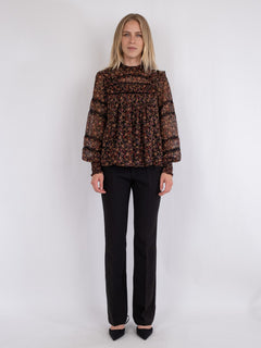Harmon Garden Blouse - Black