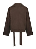 Sia F Jacket - Chocolate Brown