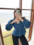 Esmée D Blouse - Vintage Blue