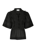 Evienne S Voile Top - Black