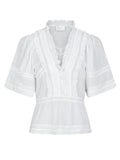 Evienne S Voile Top - White