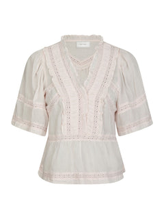 Evienne S Voile Top - Light Pink
