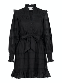 Salli S Voile Dress - Black