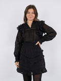 Harmoni S Voile Dress - Black